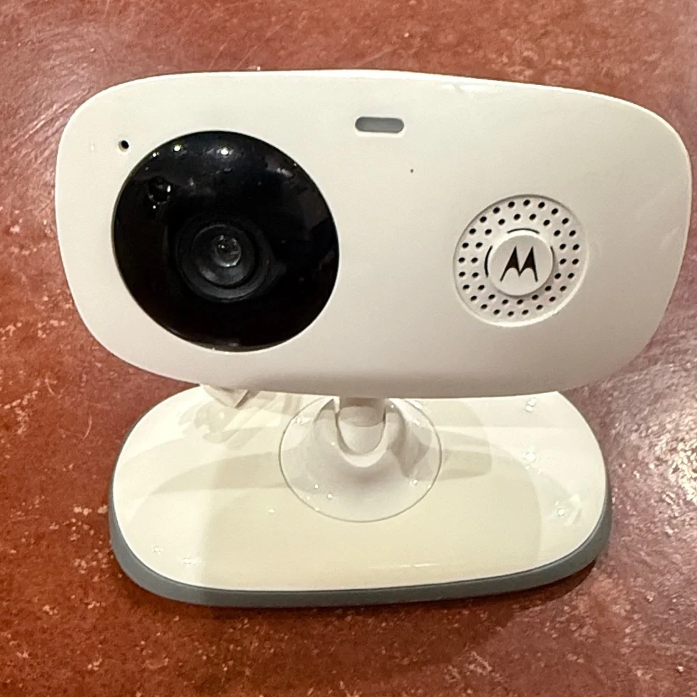 Motorola White and Black Baby Monitor Camera